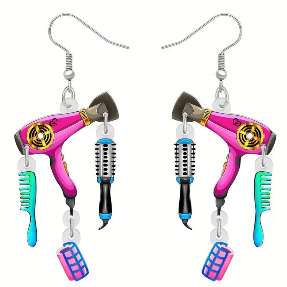 Fun Hair Styling Earrings! NEW